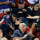 Image for article titled Fan Struck In Forehead By Flying Bat At Red Sox Game, Stretchered Off